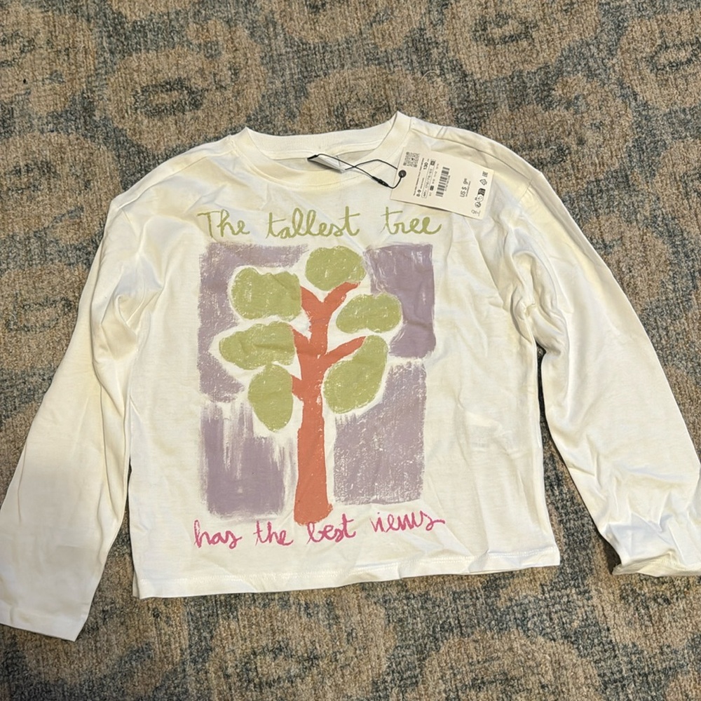 NWT Zara Girls long sleeve shirt